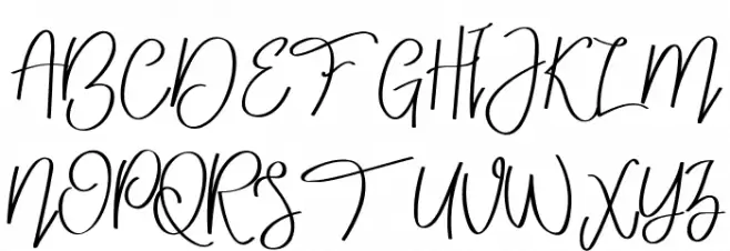Badass Holliday Demo Schriftart Groß