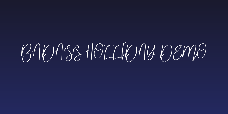 Badass Holliday Demo Social Header