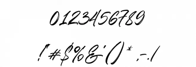 Badass Moon Font OTHER CHARS