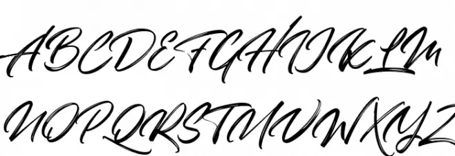Badass Moon Font Litere mari