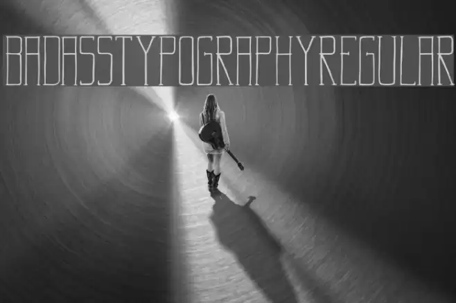BadassTypography-Regular Font examples