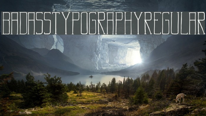 BadassTypography-Regular Font examples