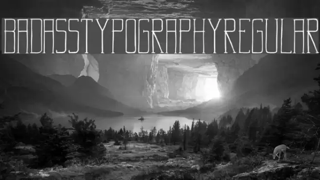 BadassTypography-Regular Font examples