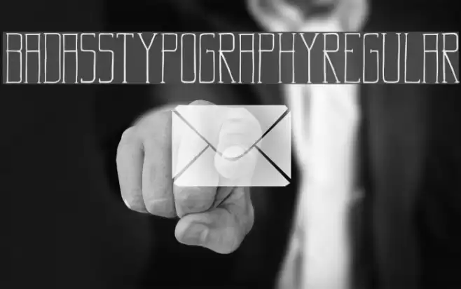 BadassTypography-Regular Font examples