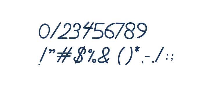 Badbad Script Other Characters