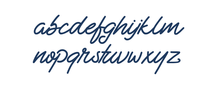 Badbad Script Lowercase