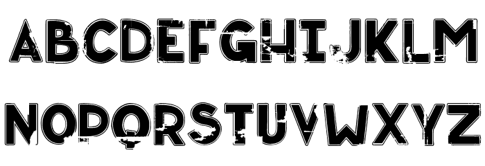Badcab Font LOWERCASE