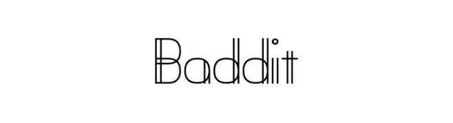 Baddit  नि: शुल्क फ़ॉन्ट्स डाउनलोड