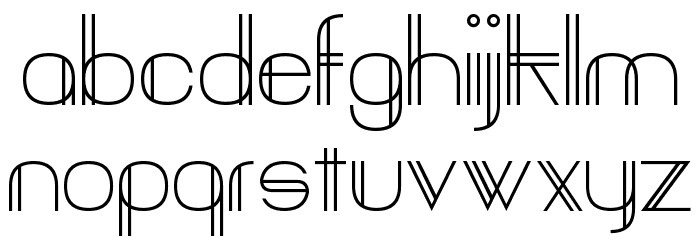 Baddit Font LOWERCASE