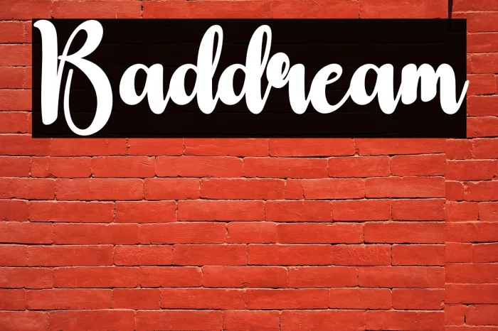 Baddream Example 1