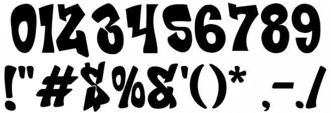 Bade Hoper Font OTHER CHARS