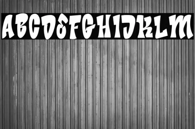 Bade Hoper Font examples