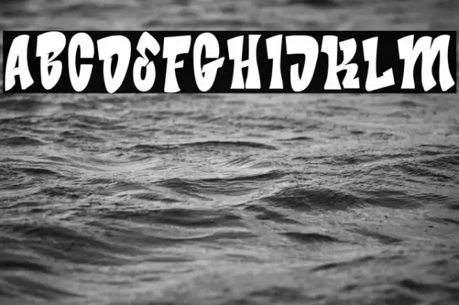 Bade Hoper Font examples