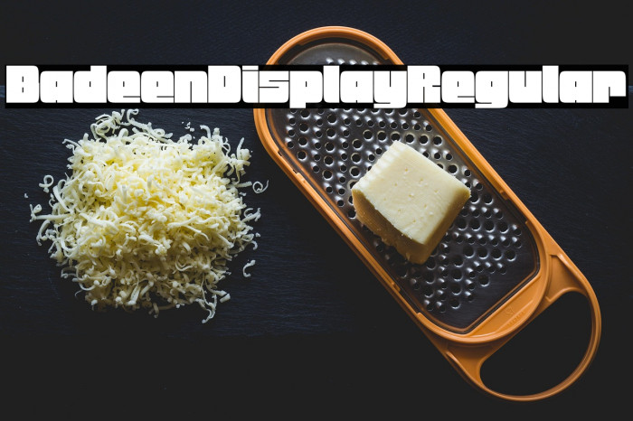 Badeen Display Regular Example 1
