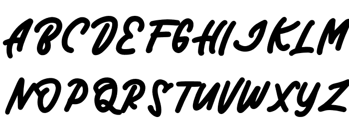 Badeg Font UPPERCASE