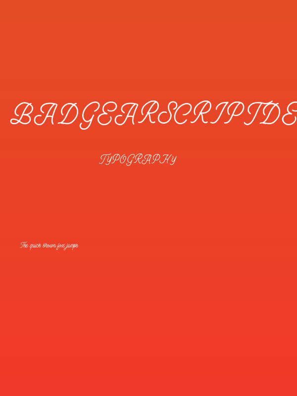 BadgearScriptDEMO Poster