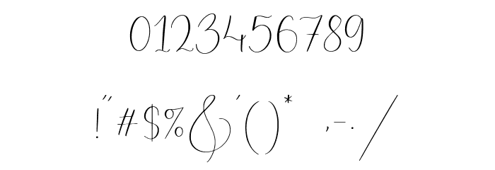 Badger Delight Font OTHER CHARS