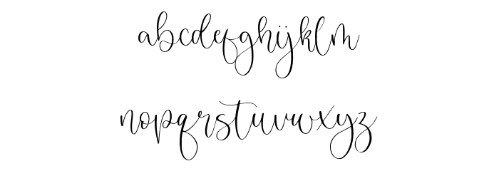 Badger Delight Font LOWERCASE