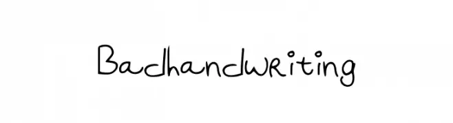 Badhandwriting  les polices de caractères gratuit tlcharger