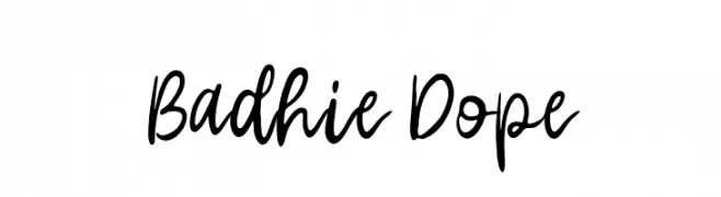 Badhie Dope  Frei Schriftart Herunterladen