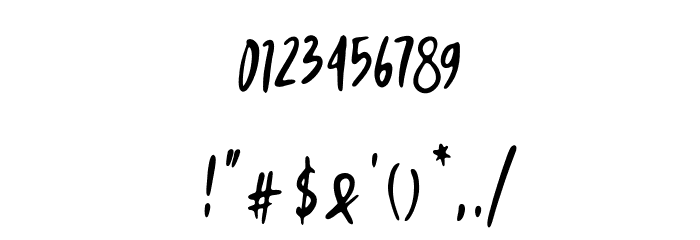 Badhie Dope Font OTHER CHARS