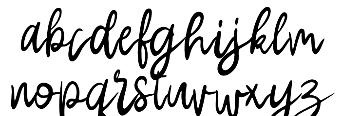 Badhie Dope Font LOWERCASE