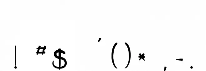 Badiane Bold Font OTHER CHARS