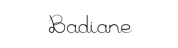 Badiane  Descarca Fonturi Gratis
