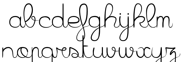 Badiane Font LOWERCASE