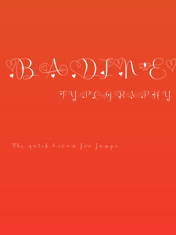 Badinerie LoveDemo Poster