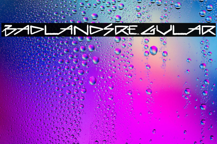 BadlandsRegular Example 2