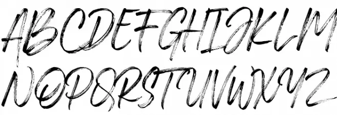 Badlooking_Brush Polices MAJUSCULES