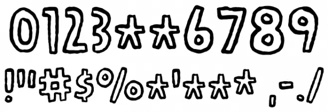 Badly Stuffed Animal DEMO Reg Font OTHER CHARS