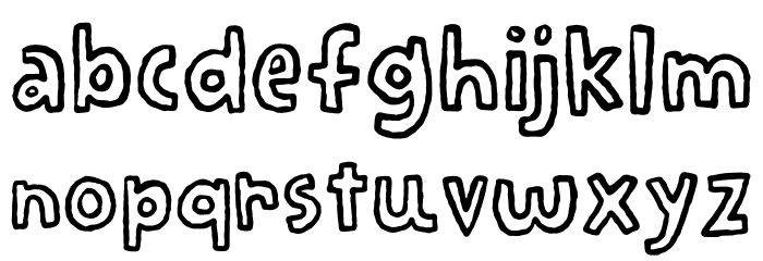 Badly Stuffed Animal DEMO Reg Font LOWERCASE