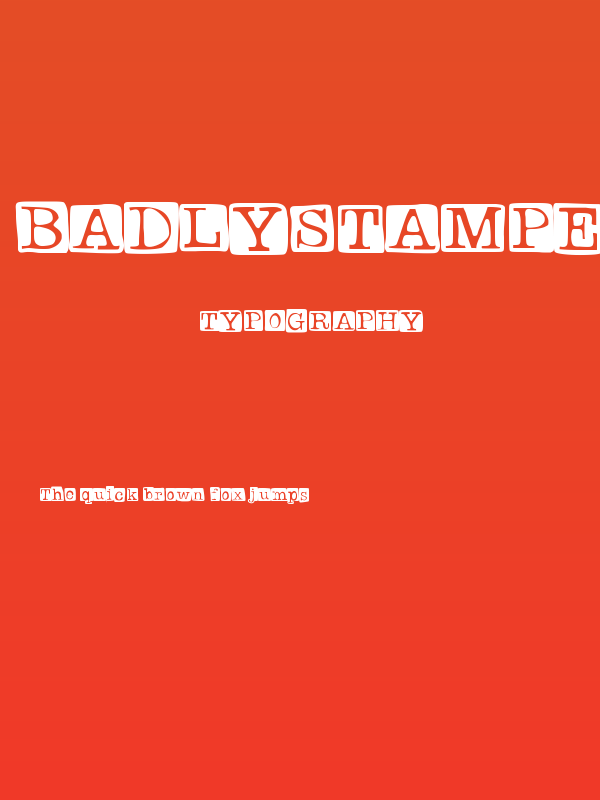 BadlyStamped Poster