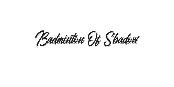 Badminton Of Shadow Logo