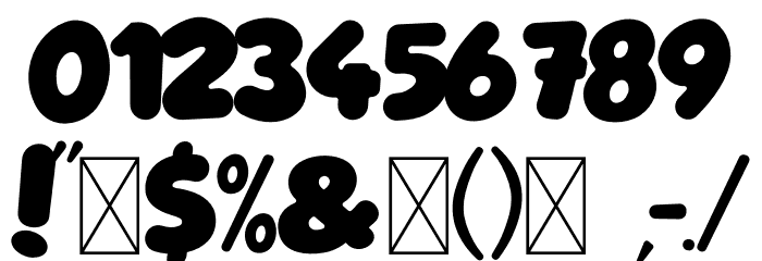 Badon Mone Font OTHER CHARS