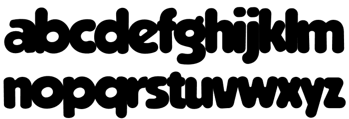 Badon Mone Font LOWERCASE