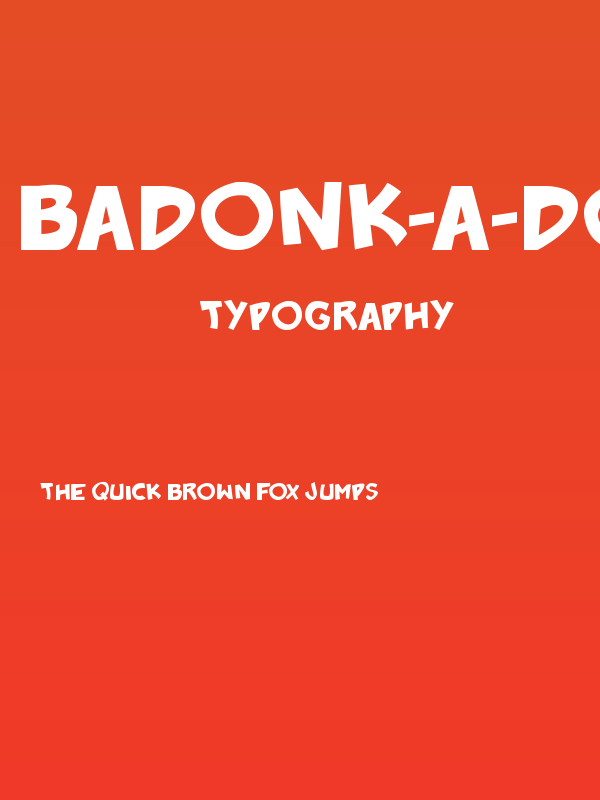 Badonk-a-donk Poster