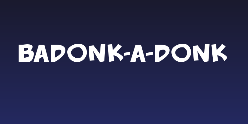Badonk-a-donk Social Header