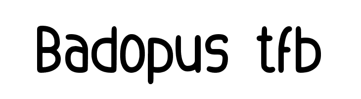 Badopus tfb  لخطوط تنزيل