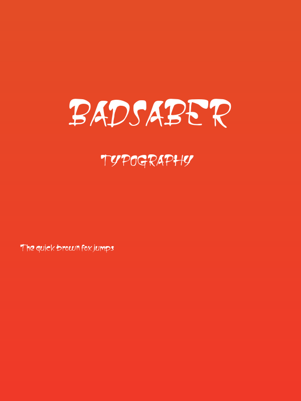 Badsaber Poster