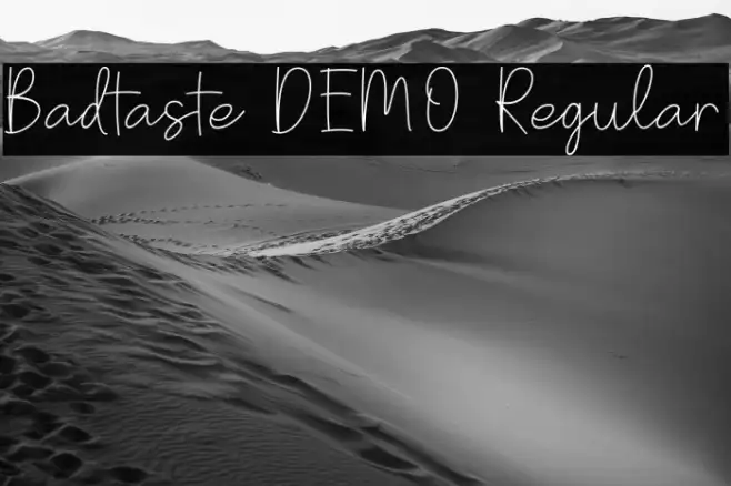 Badtaste DEMO Regular Example 1