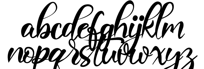 Badut Font LOWERCASE