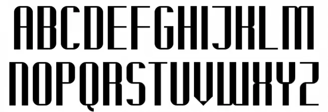 Badwolf Regular Schriftart Groß