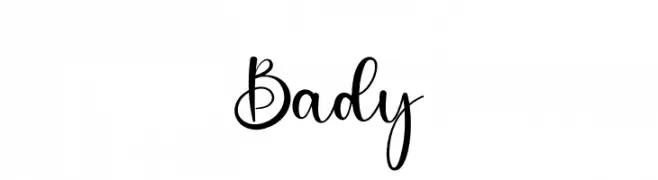 Bady  Frei Schriftart Herunterladen
