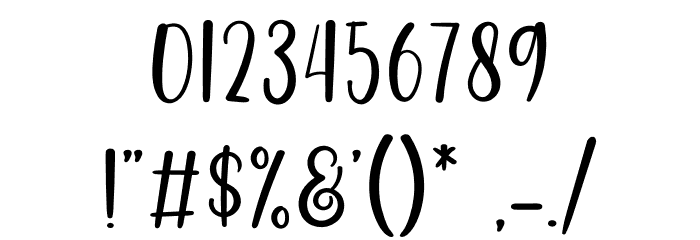 Bady Font OTHER CHARS