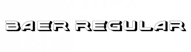 Baer Regular  Frei Schriftart Herunterladen