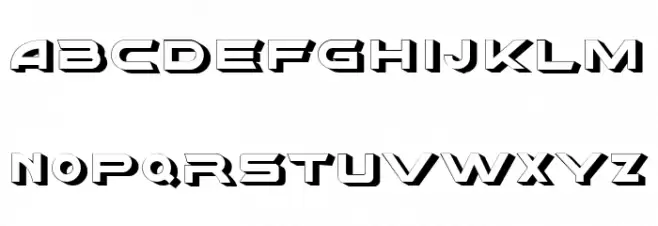Baer Regular Font Litere mari