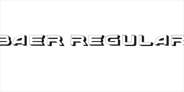 Baer Regular Logo